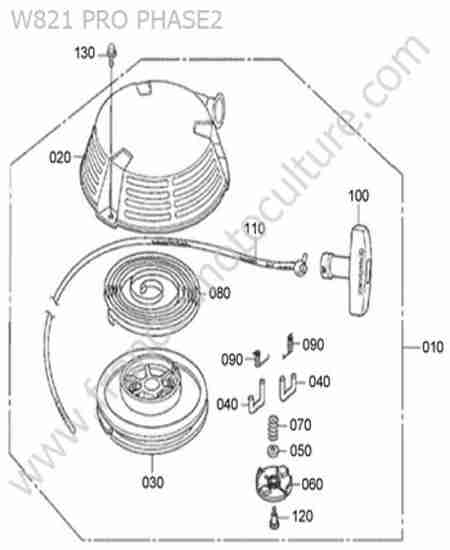 KUBOTA - W821-PRO-2 : Lanceur