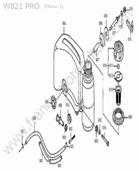 KUBOTA - W821-PRO : Reservoir 