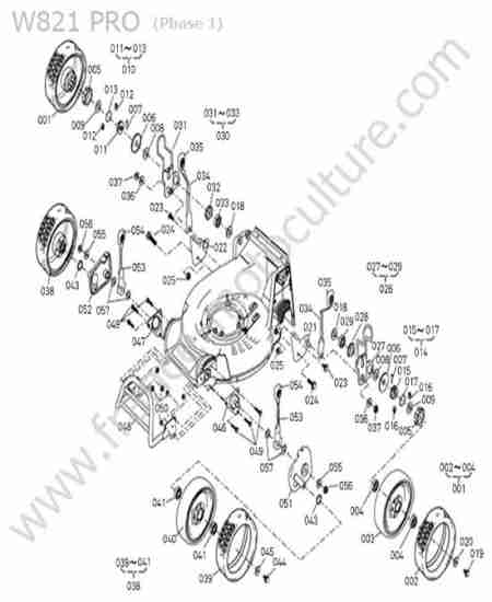 KUBOTA - W821-PRO : Roues