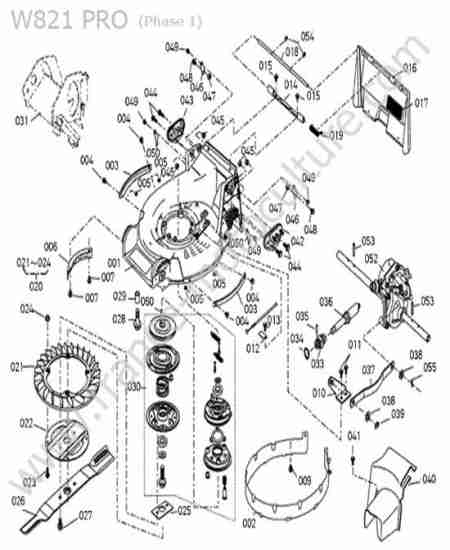 KUBOTA - W821-PRO : Carter / lame