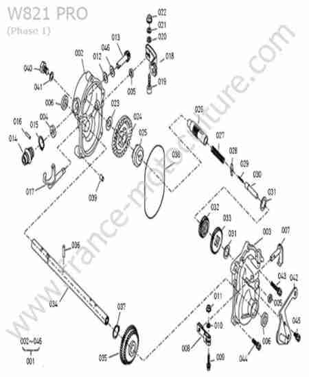 KUBOTA - W821-PRO : Transmission