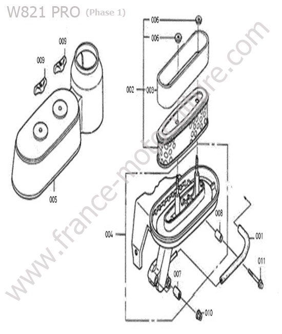 Filtre a air KUBOTA W821-PRO