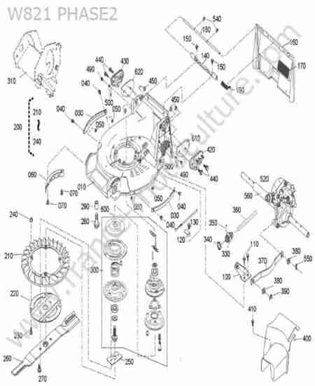 KUBOTA - W821 : Carter / lame