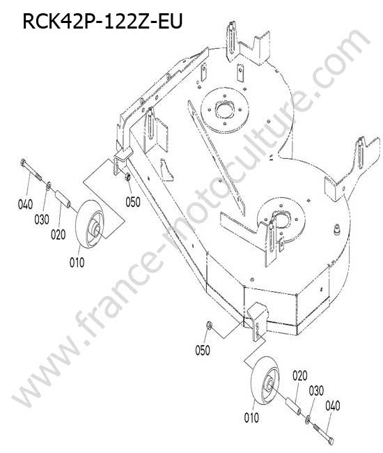 Rck42p- roue jauge KUBOTA Z122