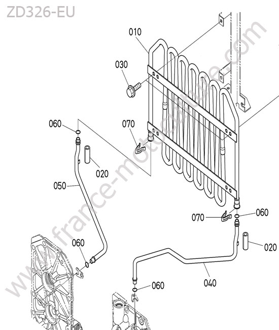 Refroidisseur huile KUBOTA ZD326