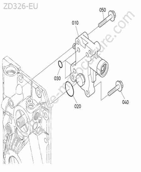 KUBOTA - ZD326 : Distributeur hydraulique