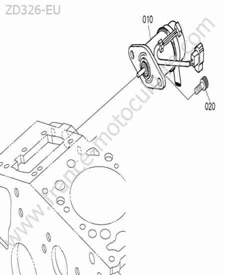 KUBOTA - ZD326 : Arret moteur