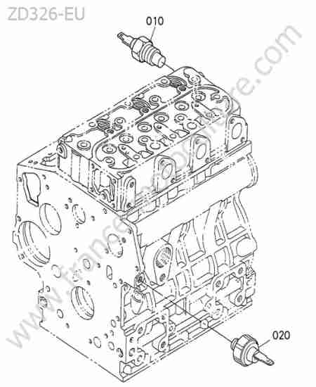 KUBOTA - ZD326 : Manocontact