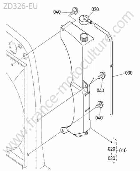 KUBOTA - ZD326 : Vase expansion