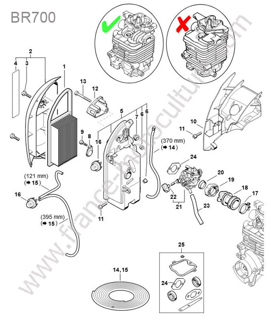 Filtre air (nouveau) STIHL BR700