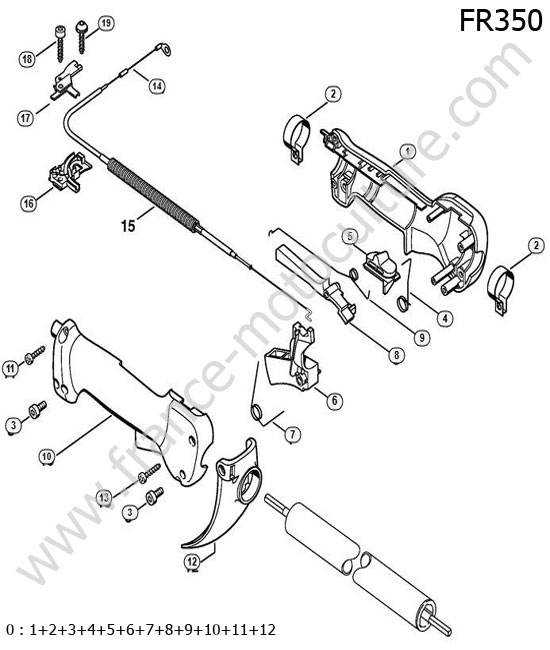 Poignee 2 STIHL FR350
