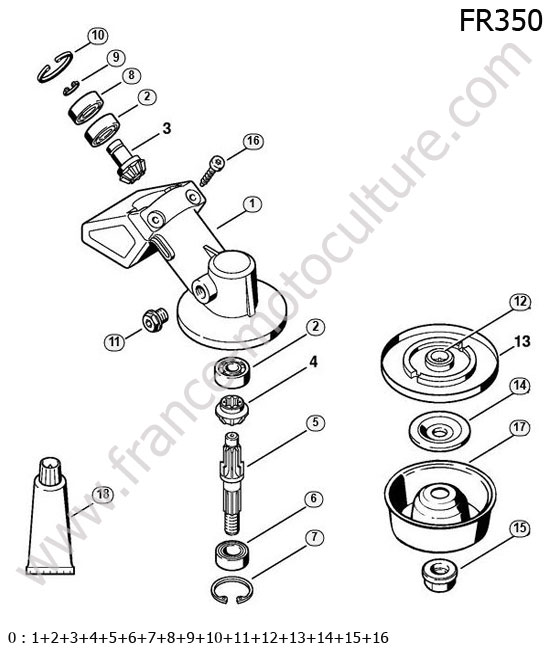 Reducteur STIHL FR350