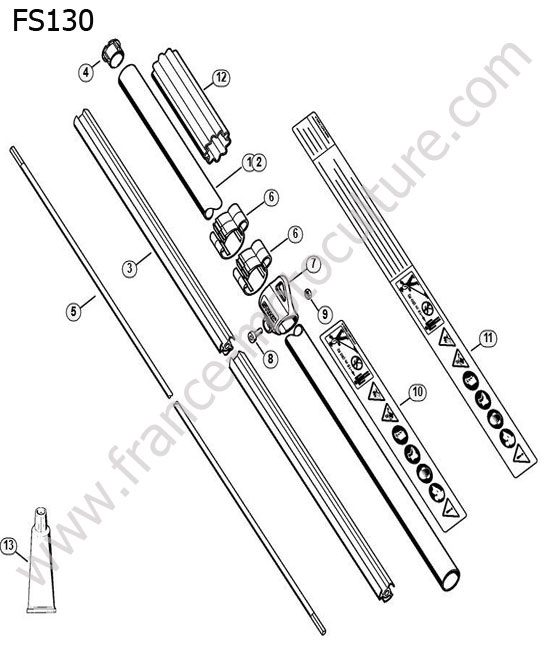 Tube STIHL FS130