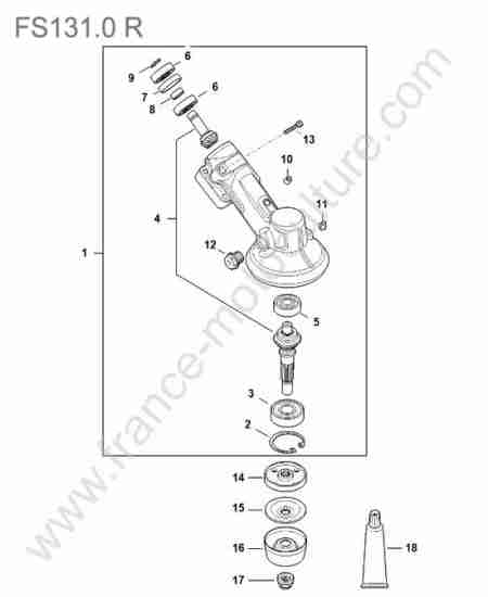 STIHL - FS131-0R : Renvoi angle