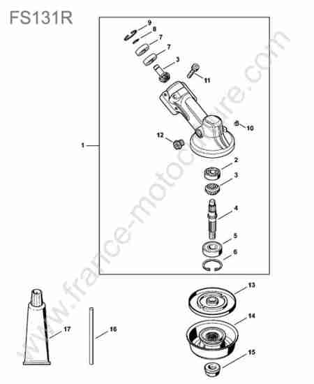 STIHL - FS131-R : Renvoi angle