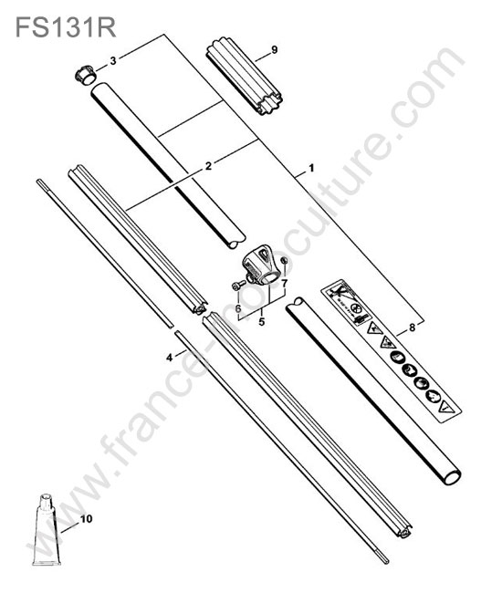 Tube STIHL FS131-R