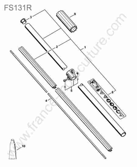 STIHL - FS131-R : Tube