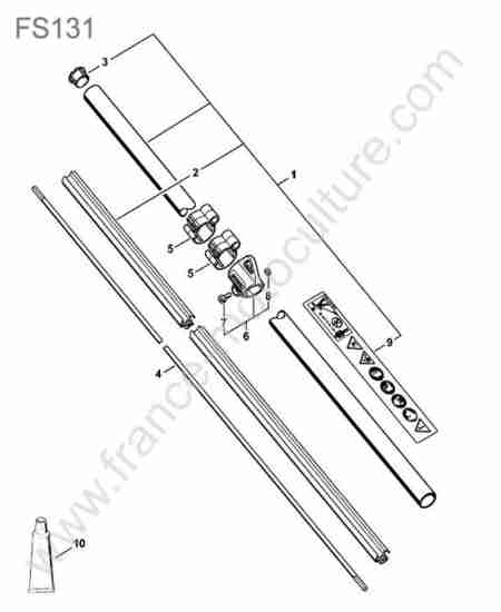 STIHL - FS131 : Tube