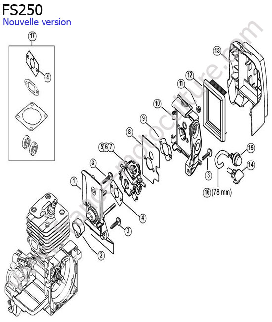 Admission 2 STIHL FS250