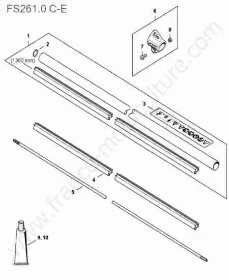 STIHL - FS261-2 : Tube