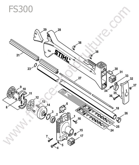 Tube STIHL FS300