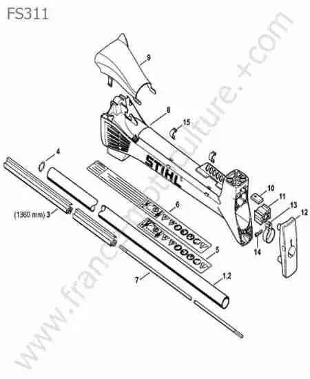 STIHL - FS311 : Tube