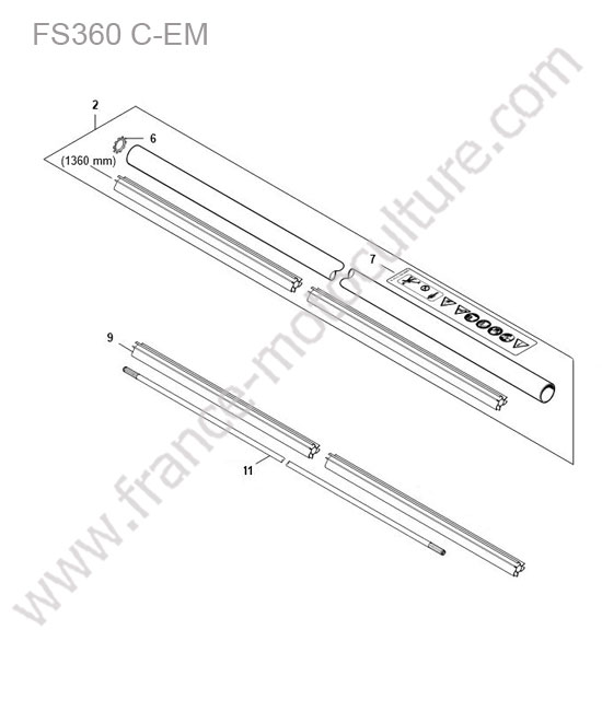 STIHL - FS360-CEM : Tube