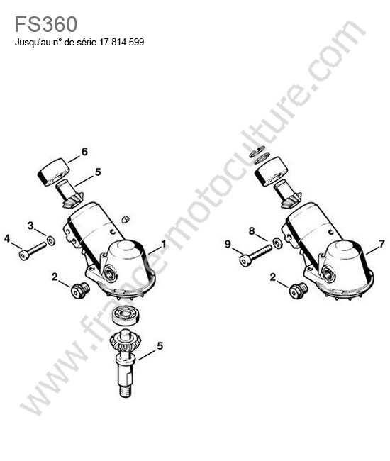 STIHL - FS360 : Reducteur <17814599