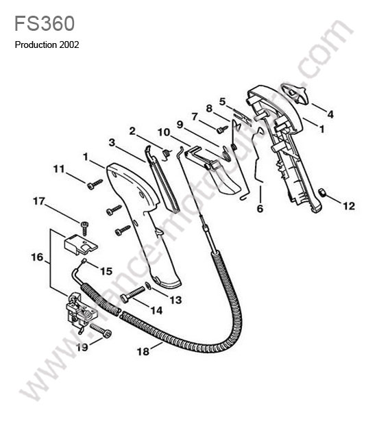 Poignee 2 STIHL FS360