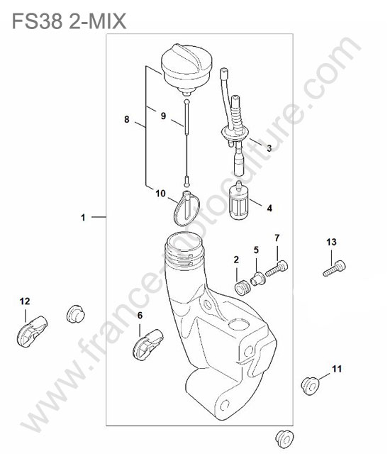 Reservoir STIHL FS38-2MIX