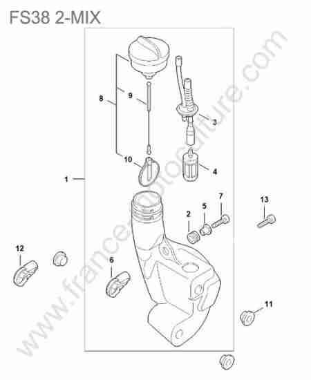 STIHL - FS38-2MIX : Reservoir