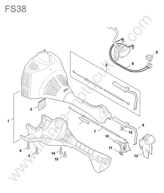 Accelerateur STIHL FS38