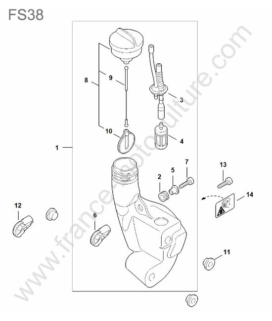 Reservoir STIHL FS38
