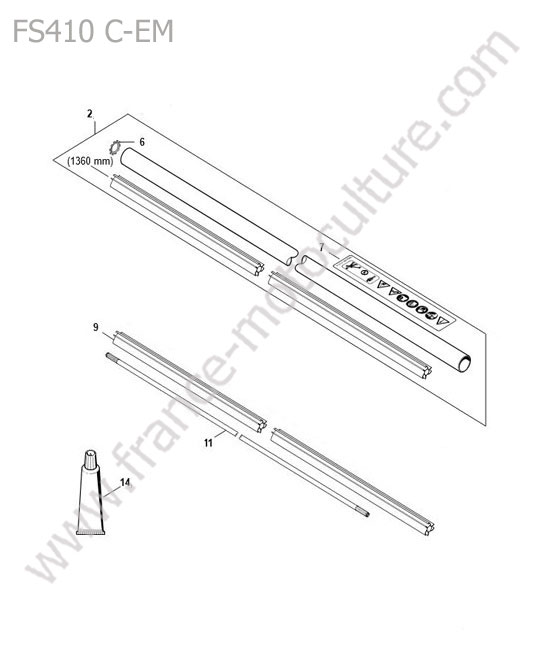 Tube STIHL FS410