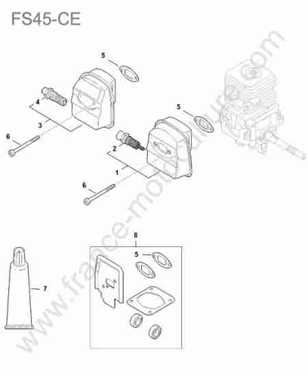 STIHL - FS45-CE : Silencieux