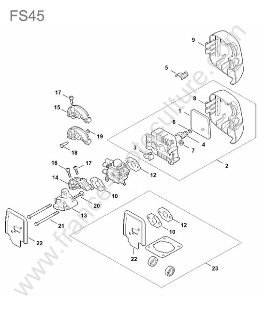 Admission STIHL FS45
