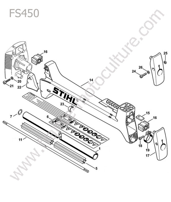 Tube STIHL FS450