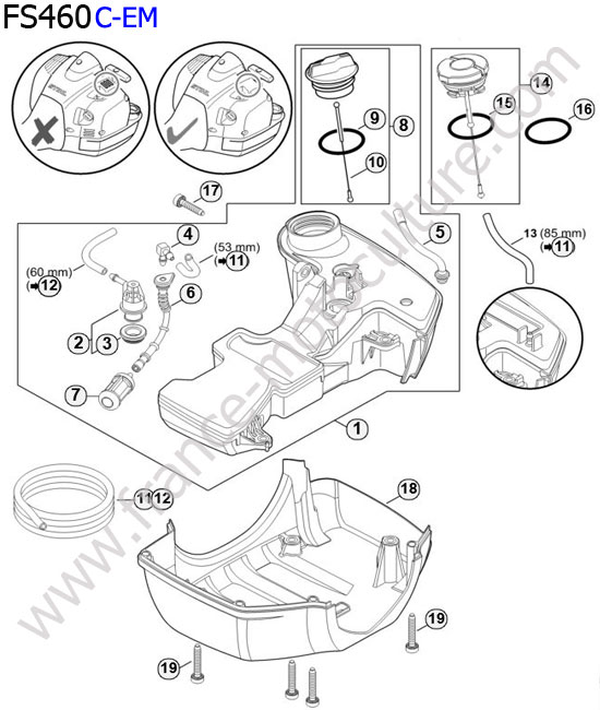 Reservoir STIHL FS460