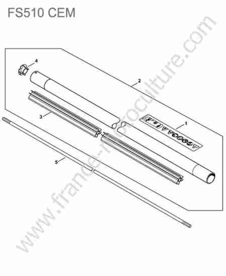 STIHL - FS510 : Tube
