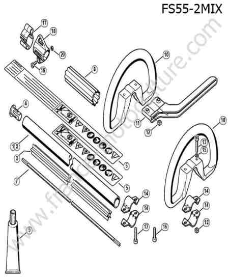 STIHL - FS55-2MIX : Tube