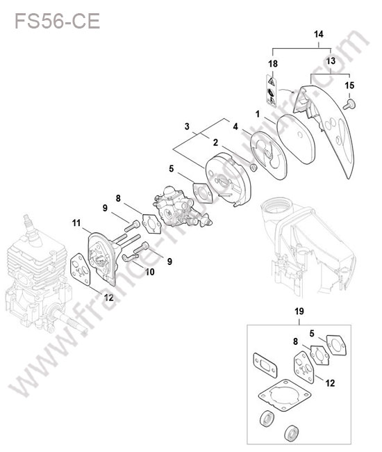 Filtre air STIHL FS56-C