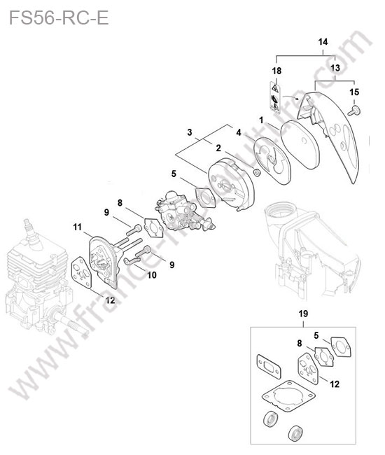 Filtre air STIHL FS56-RC
