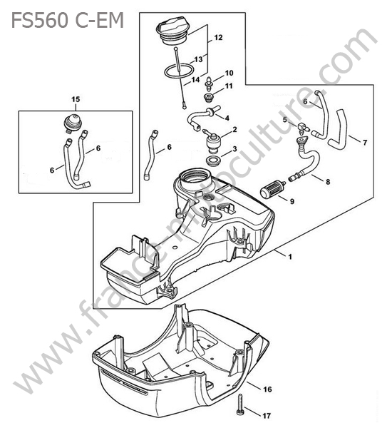 Reservoir STIHL FS560CEM