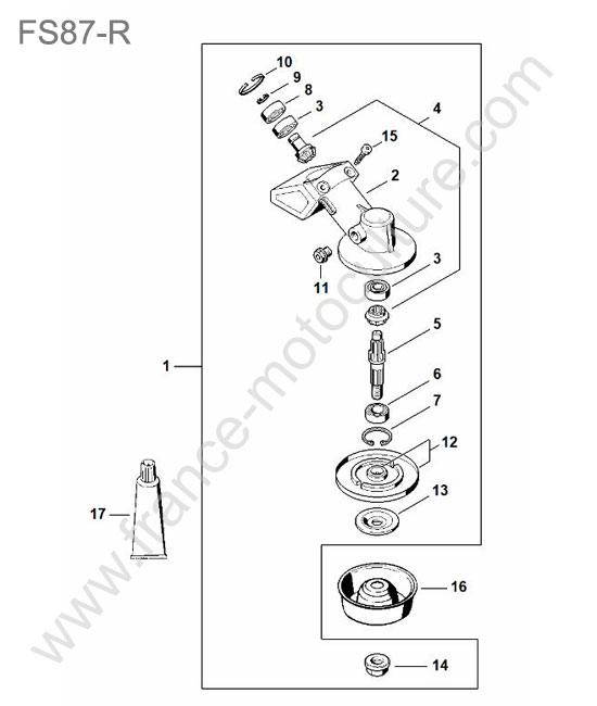 Renvoi angle STIHL FS87-R