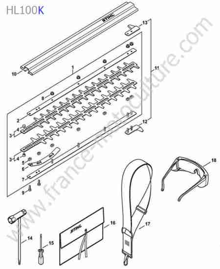 STIHL - HL100-K : Lamier