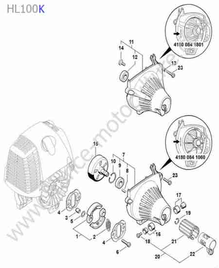 STIHL - HL100-K : Embrayage