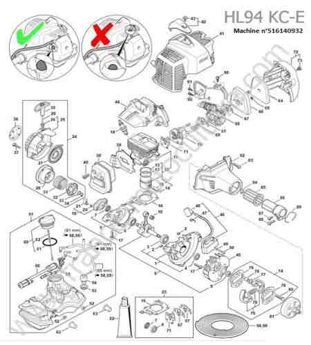 STIHL - HL94-K : Bloc moteur