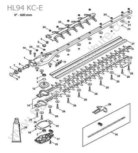 STIHL - HL94-K : Reducteur