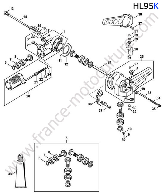 Reducteur 1 STIHL HL95-K