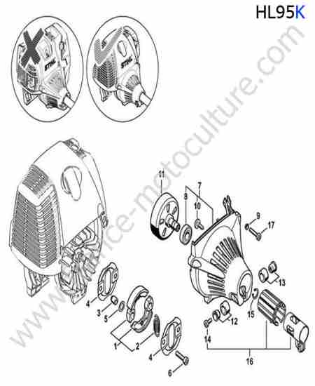 STIHL - HL95-K : Embrayage